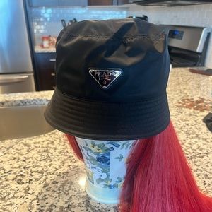 Authentic Prada Re-Nylon Nylon Bucket hat XL